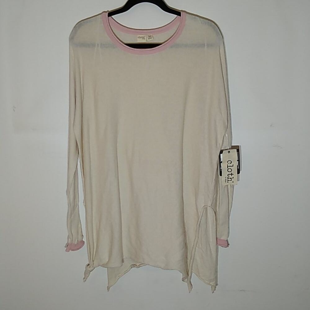 NWT Cloth by design Women's Size XS long sleeve shirt. Lagenlook